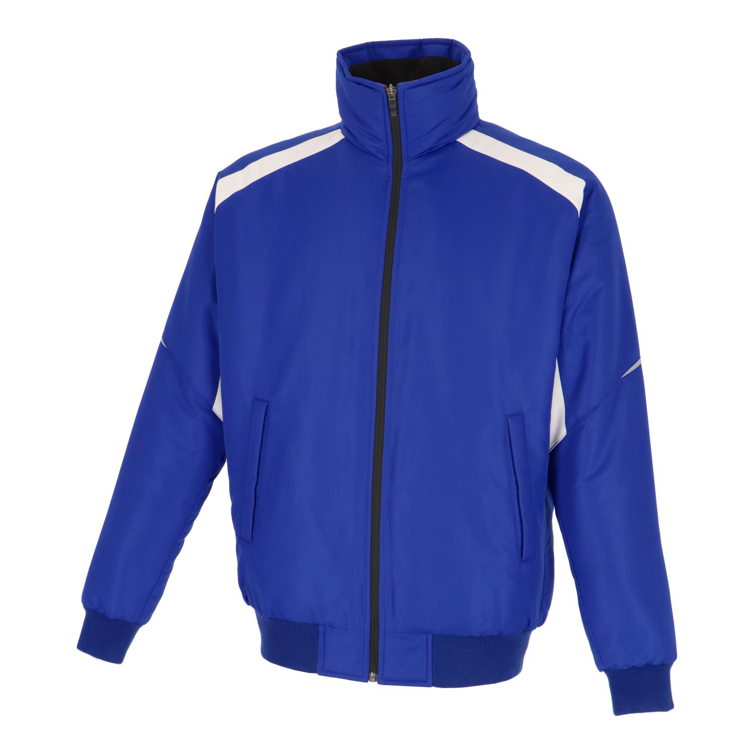 エスエスケイ ウェア グランドコート 中綿フルZIPグラウンドコート BWG2558 (6310)Dブルー×ホワイト メ..