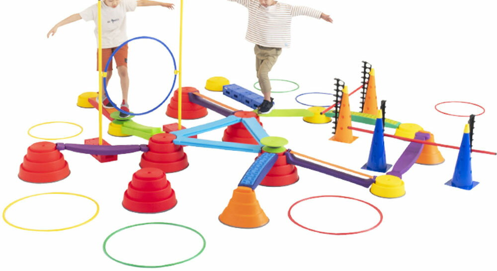 エバニュー 学校体育器具 器具・備品 ビルドインバランス オールラウンドセット EGN102