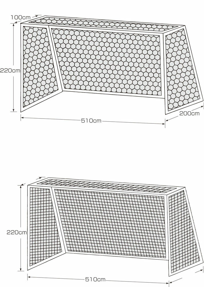 カネヤ サッカー ネット 一般サッカーネット60 K1266