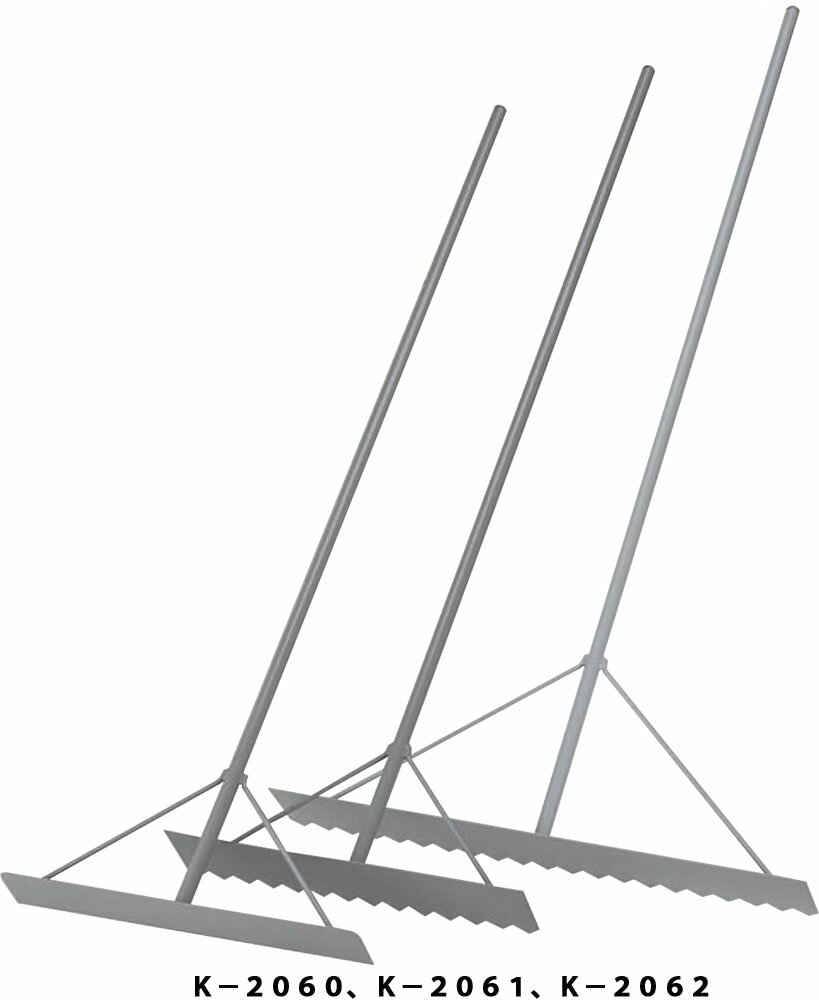 カネヤ 学校体育器具 器具・備品 スチールレーキ兼用60 K2061
