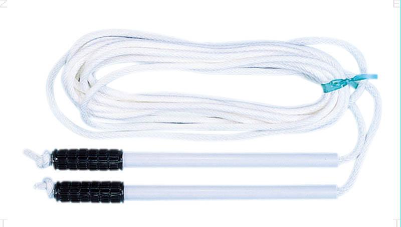 ゼットガッコウタイイク 学校体育器具 なわとび 器具・備品 団体用トビナワ25m(長なわ) ZN3025 ホワイト