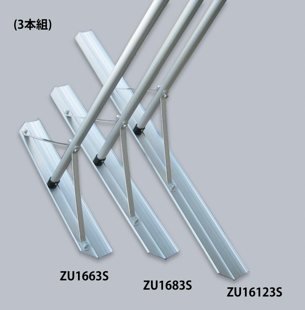 ゼットガッコウタイイク 学校体育器具 レーキ 器具・備品 トンボレーキ80cm 3本組 ZU1683S