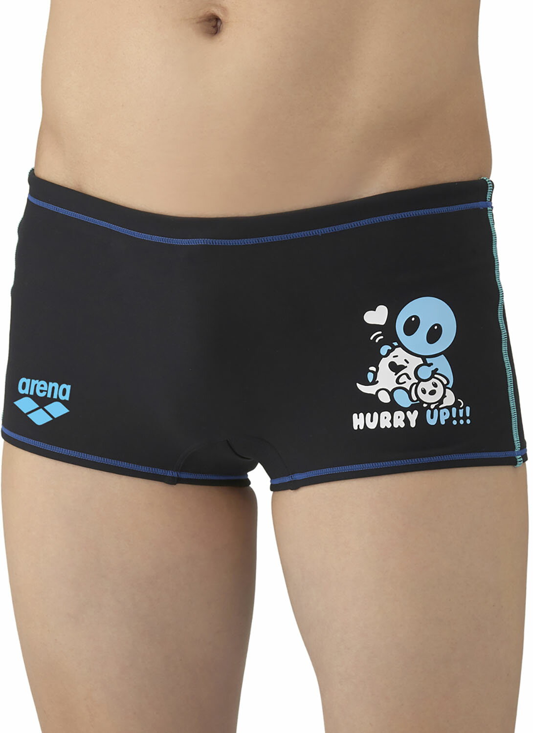 アリーナ 水泳 トレーニング水着 水着 トレーニングスパッツ(ショートレッグ) AS5FWM01M BK04 ブラック..