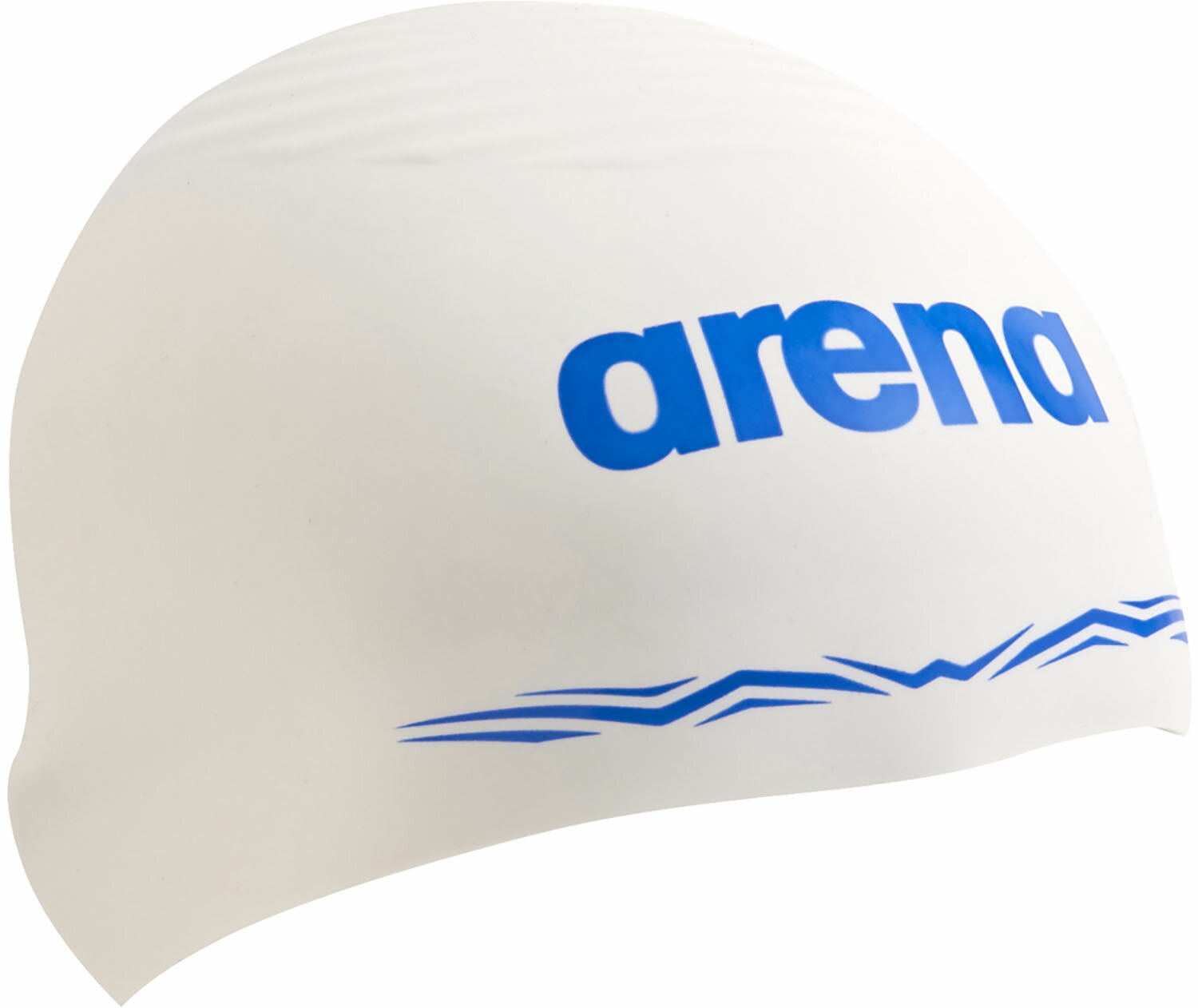 アリーナ 水泳 スイムキャップ 帽子 【アクアフォースウェーブキャップ】レーシングシリコーンキャップ(World Aquatics承認) AS5SSC01U WHBL ホワイト ユニセックス