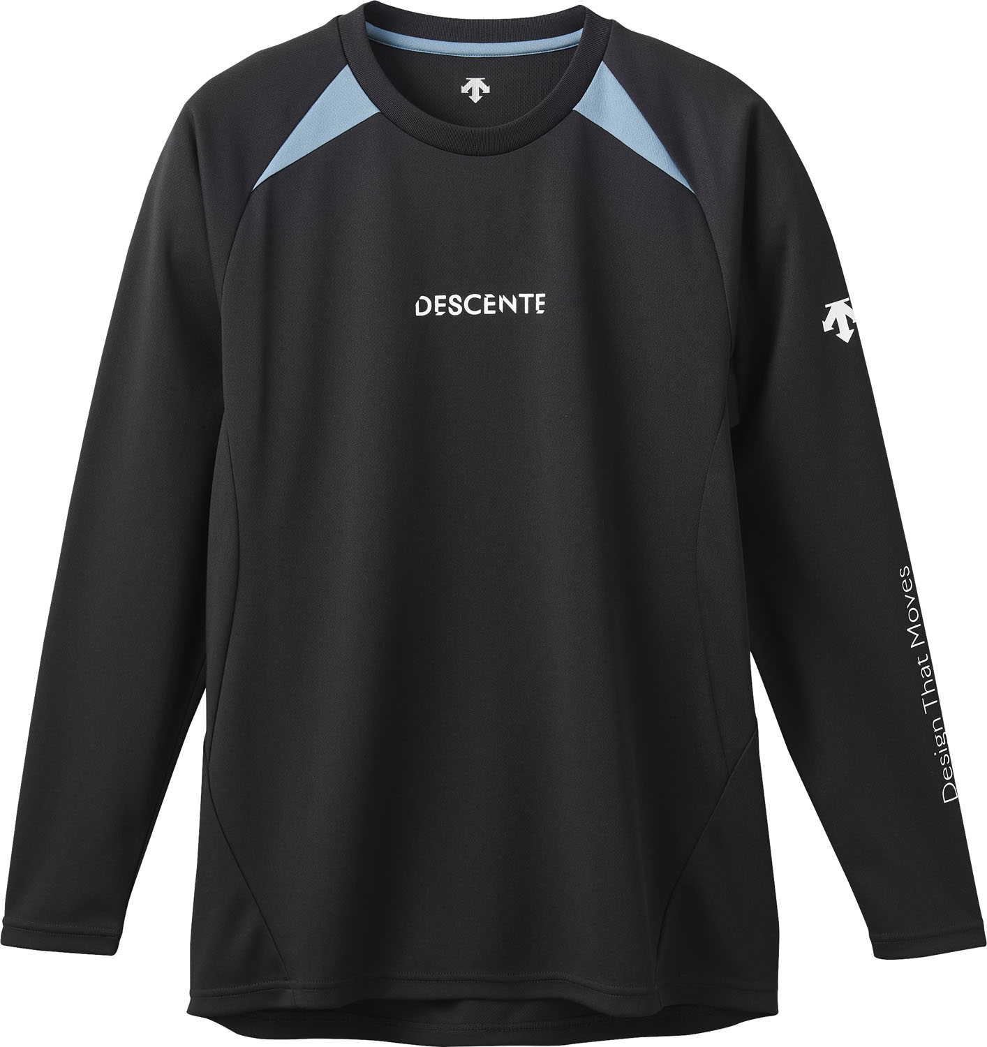 デサント バレーボール Tシャツ ゲームシャツ・パンツ 長袖バレーボールシャツ DV4FLT02U BK00 ブラック ユニセックス