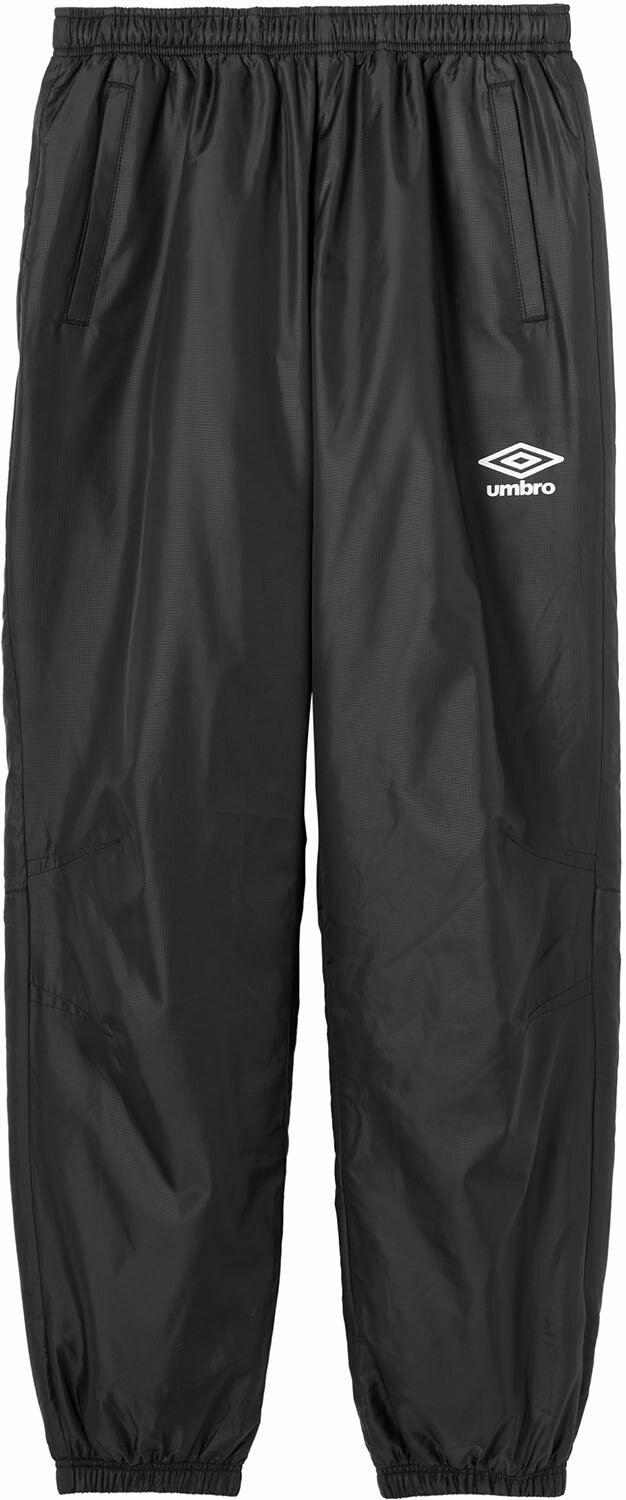 アンブロ サッカー ロングパンツ ウインドウェア (裏起毛)ウインドパンツ UF5FPZ02MA BK00 ブラック メンズ