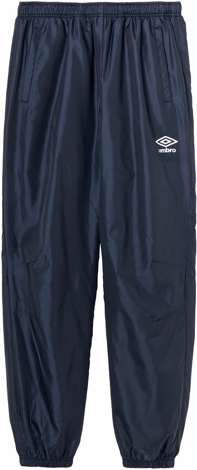 アンブロ サッカー ロングパンツ ウインドウェア (裏起毛)ウインドパンツ UF5FPZ02MA NV00 ネイビー メンズ