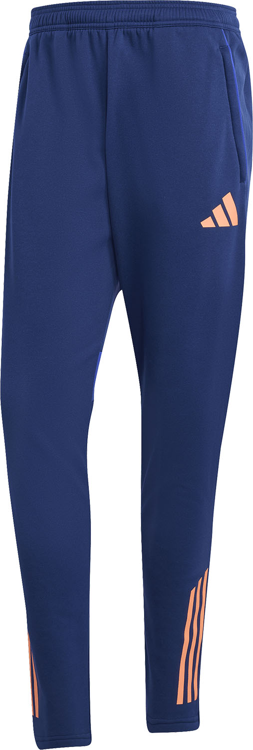 アディダス サッカー コンペティションパンツ ウインドウェア ティロ 25 コンペティション ウィンター仕様パンツ KPC13 JN5850 ダークブルー/ビームオレンジ メンズ