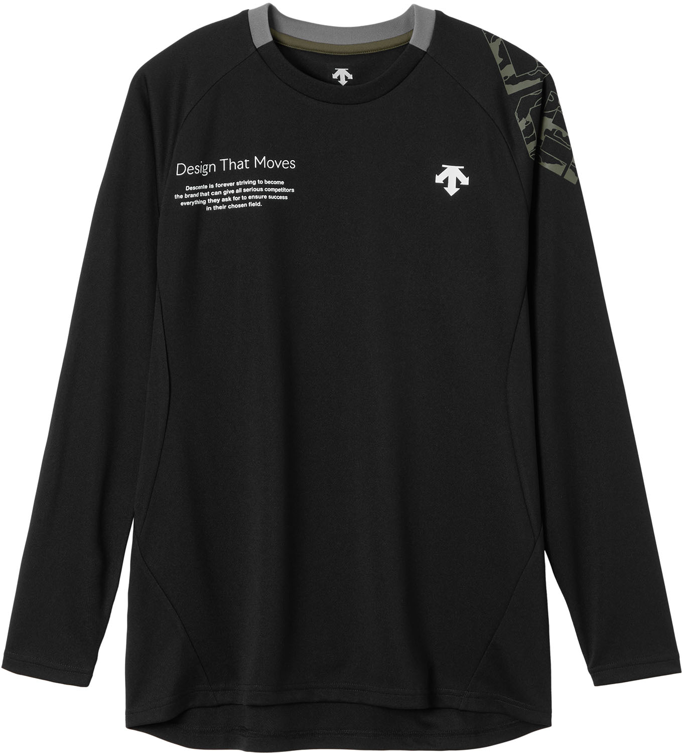 デサント バレーボール プラクティスシャツ ゲームシャツ・パンツ 長袖バレーボールシャツ DV5FLT01U B..