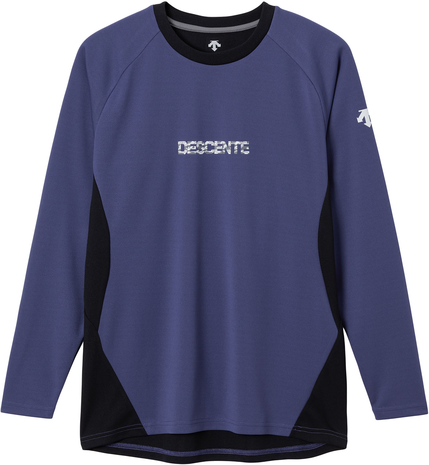 デサント バレーボール プラクティスシャツ ゲームシャツ・パンツ 長袖バレーボールシャツ DV5FLT02U PL00 パープル ユニセックス