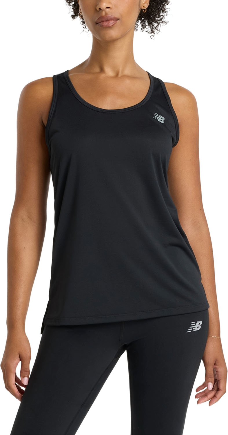 タンクトップ ノースリーブ スリーブレス 陸上 ランニング ジョギング トレーニング ジムワーク 通気性 吸汗速乾 スリムフィット ニューバランス 陸上・ランニング タンクトップ Tシャツ 53 Sport タンク WT51253 BK ブラック レディース