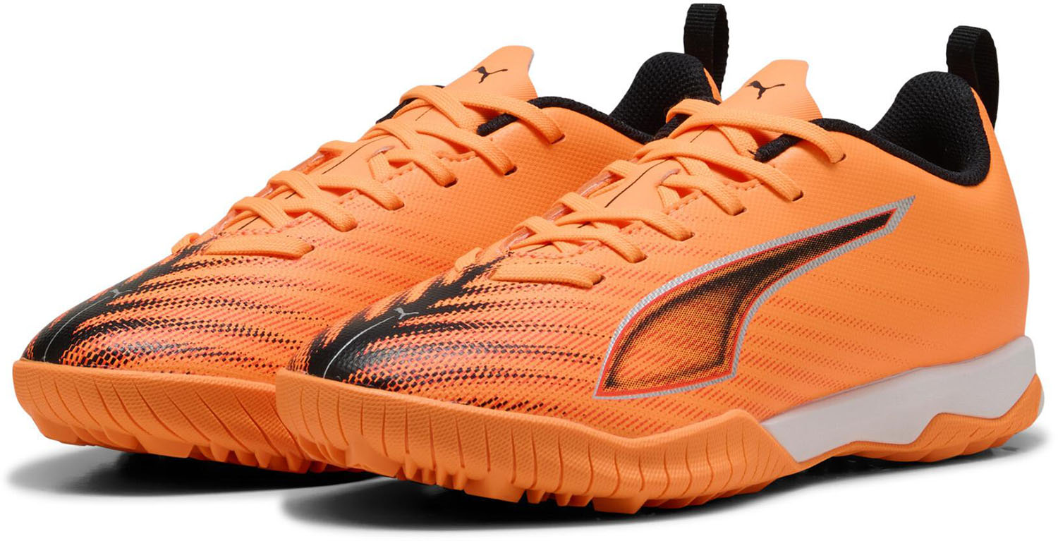 プーマ サッカー シューズ スパイク ウルトラ 6 プレイ TT + MID JR 10854303 Heat Fire-PUMA Black-Gl..