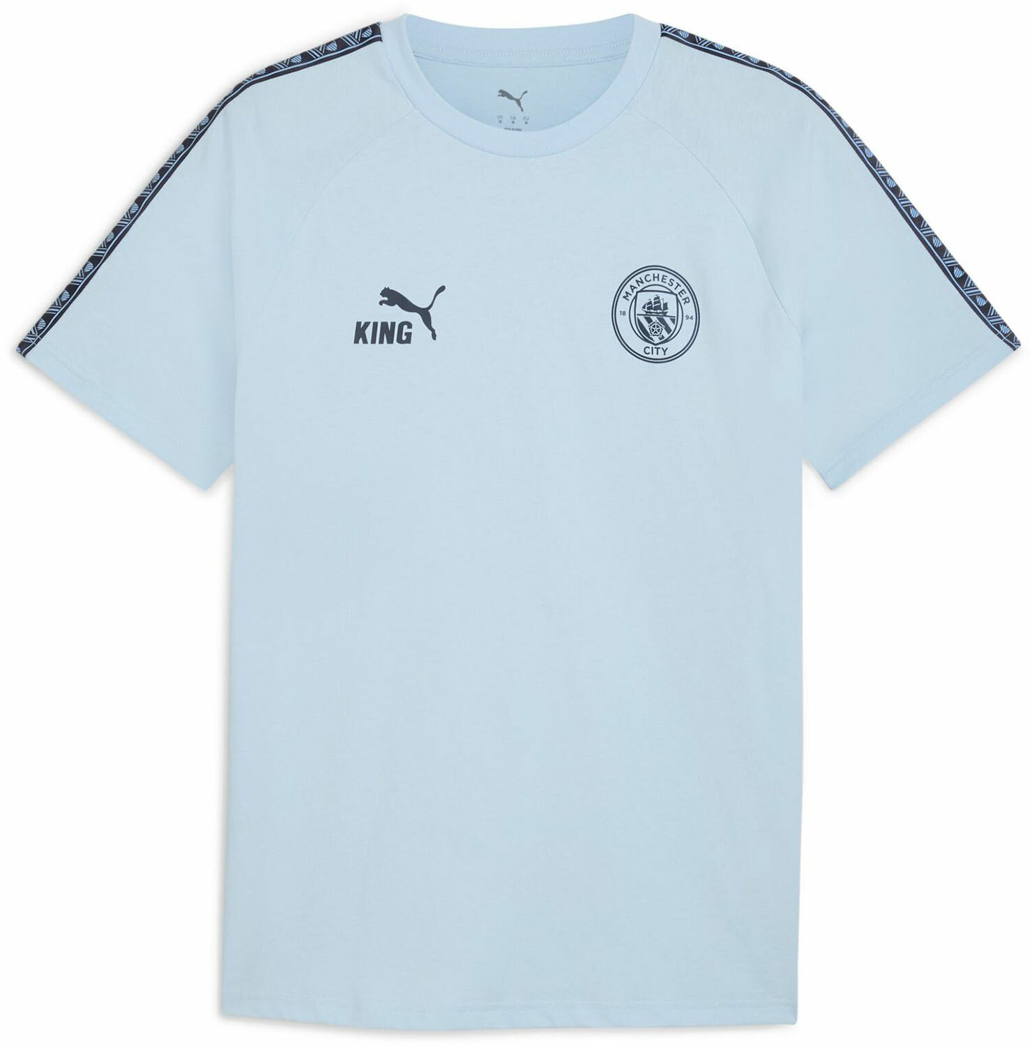 プーマ サッカー Tシャツ Tシャツ MCFC KING TEE 782697 10 Silver Sky-Deep Navy メンズ