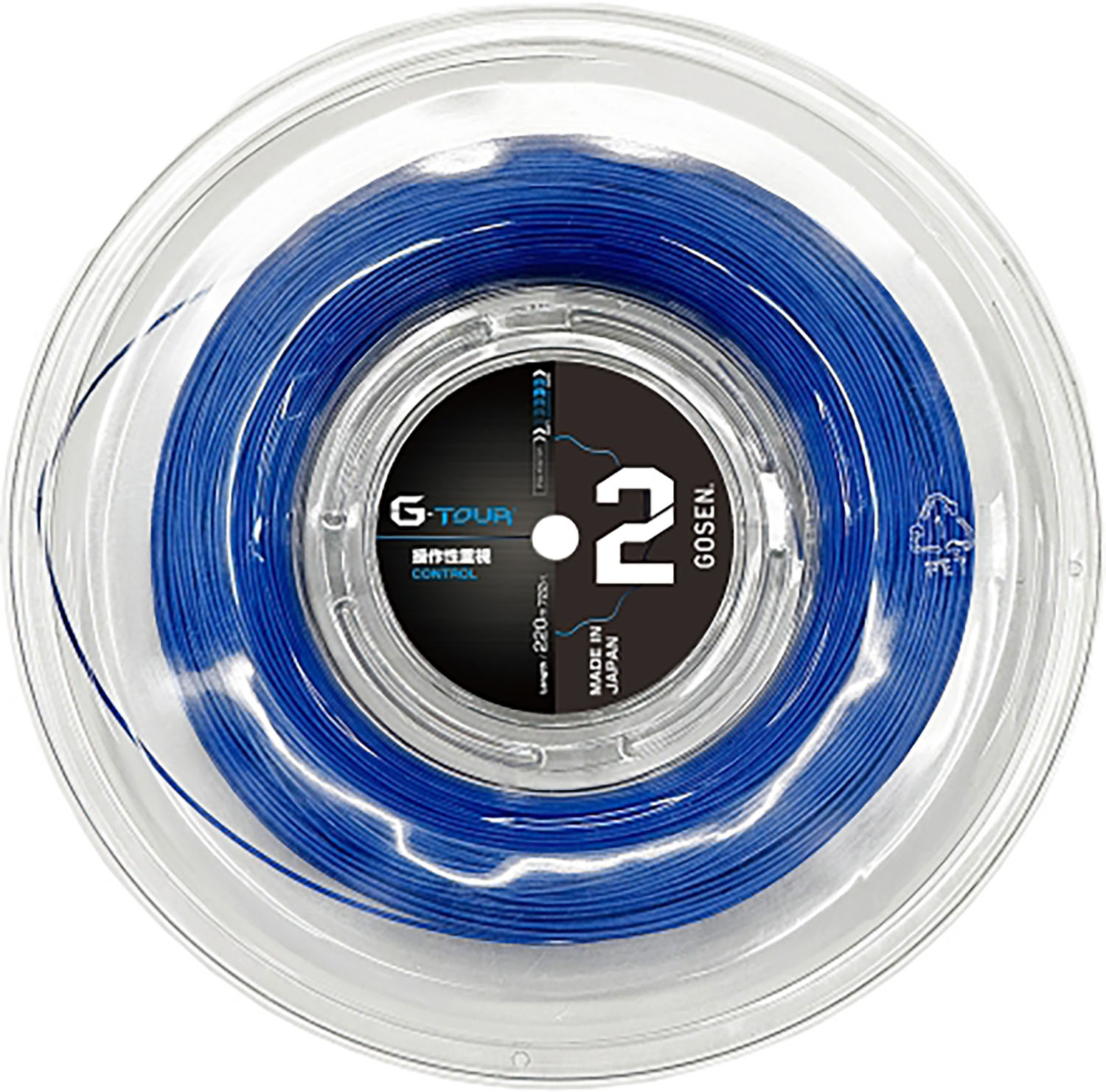 ゴーセン テニス ガット ガット・ラバー G-TOUR 2 16L ロール メタリックブルー TSGT212MB メタリックブルー(4)