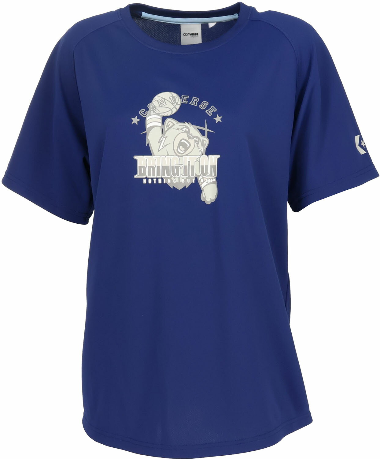 コンバース バスケットボール Tシャツ Tシャツ ガールズプリントTシャツ CB351352 2800 C.ネイビー ガ..