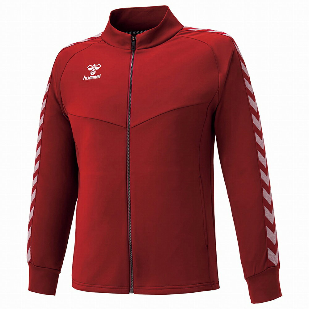 ヒュンメル ウェア トレーニングシャツ チームウォームアップジャケット HAT2098 (20)レッド メンズ・ユニセックス