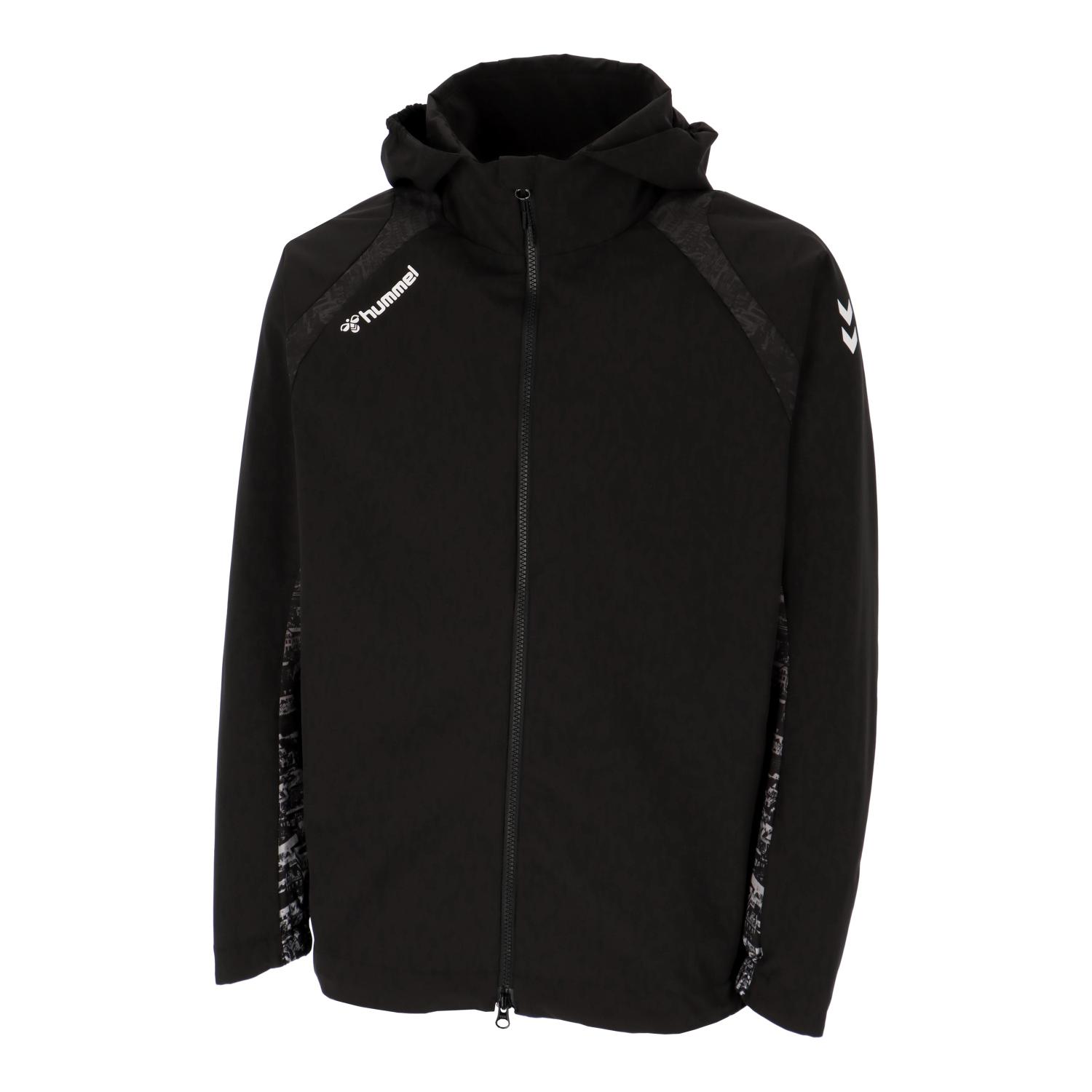 ヒュンメル ウェア ウィンドブレーカーシャツ ウーブンフーディー HAW2191 (90)ブラック メンズ・ユニセックス