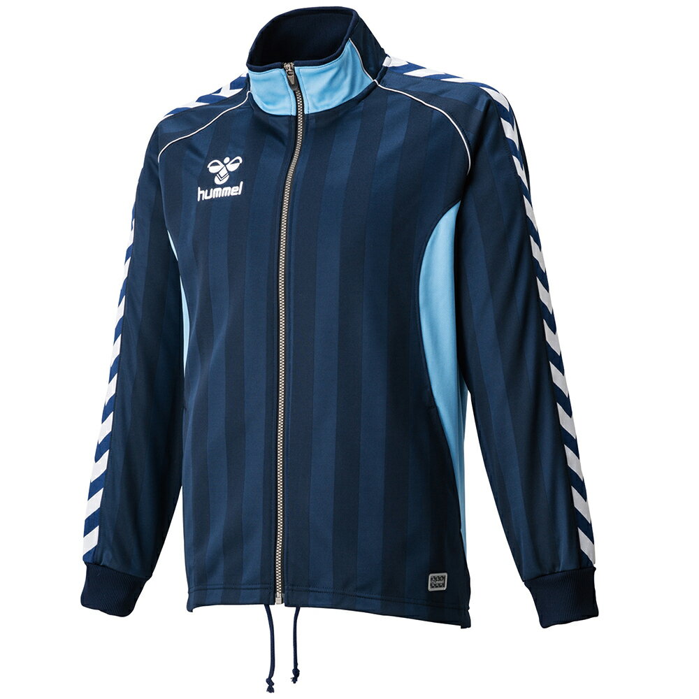 ヒュンメル ウェア トレーニングシャツ ウォームアップジャケット HAT2059 (775)ネイビー_サックス