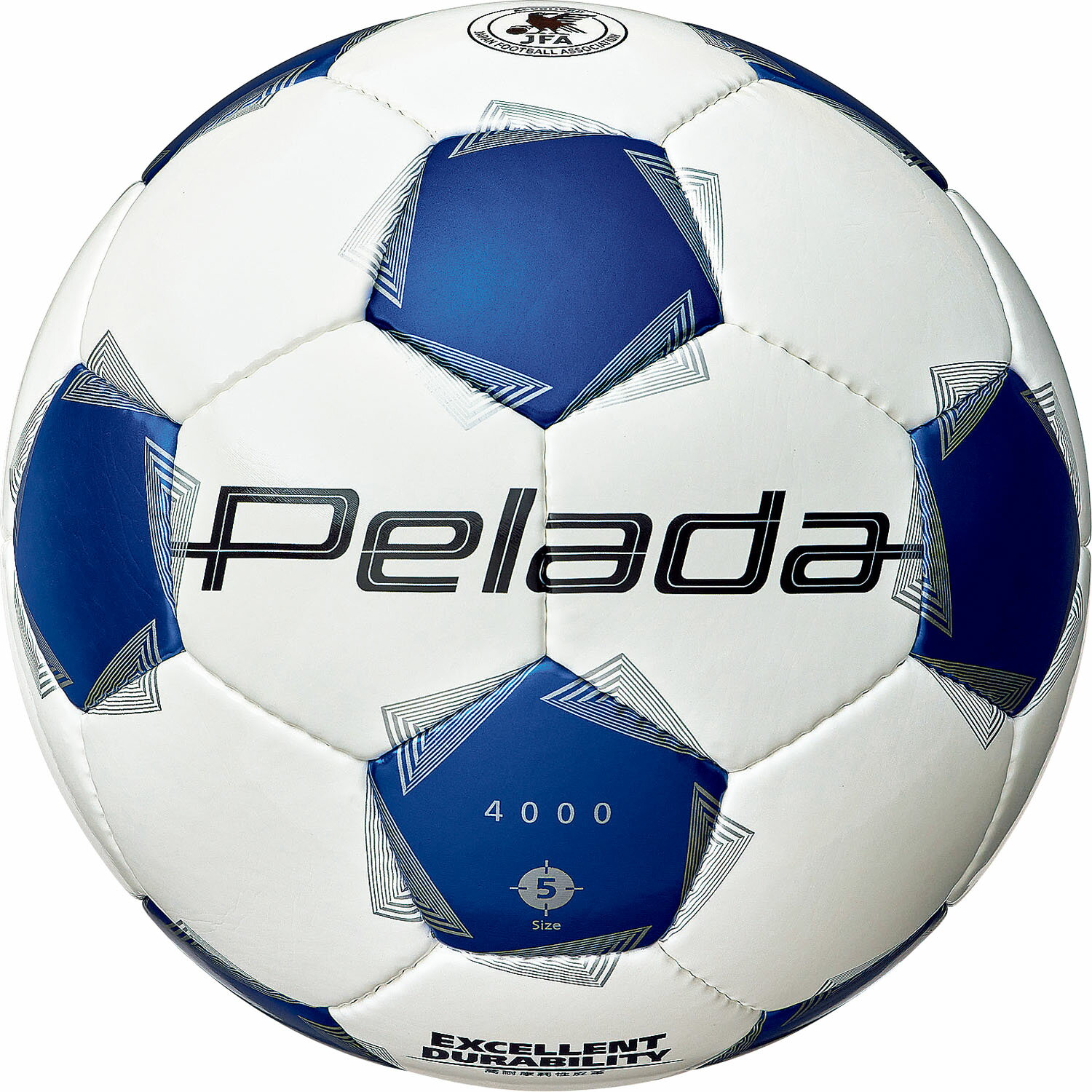 モルテン ボール サッカーボール ペレーダ4000 F4K4000WB ホワイト×メタリックブルー