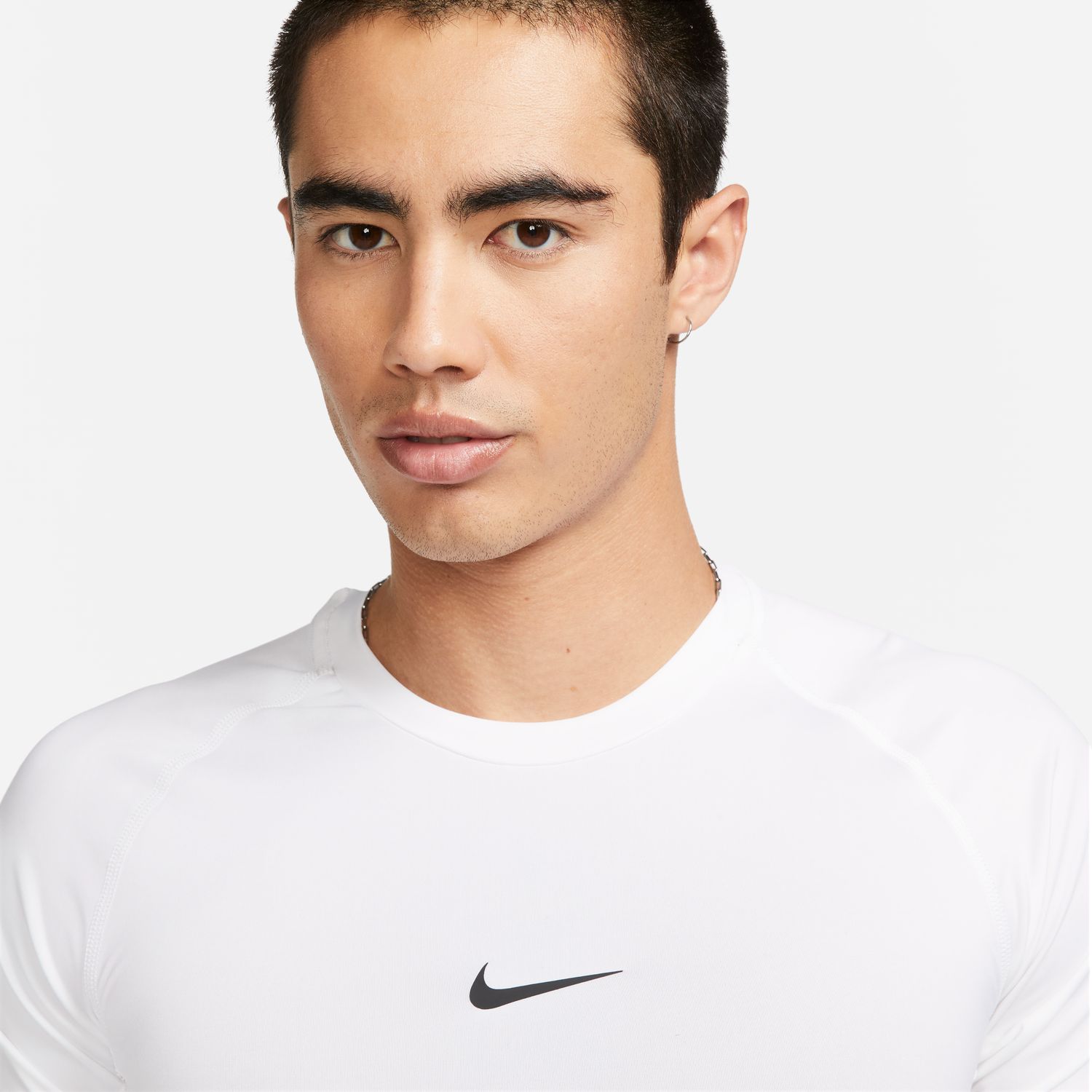 ナイキ ウェア トレーニングシャツ ナイキ NP DF タイト S/S トップ FB7933 (100)ホワイト/(ブラック)