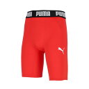 プーマ ウェア タイツ・スパッツ コンプレッション ショートタイツ 656333 (01)Puma Red
