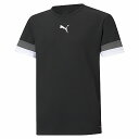 プーマ ウェア ゲームシャツ teamRISE ゲームシャツ JR 705140 (03)Puma Black-Smoked Pearl-Puma White