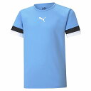 プーマ ウェア ゲームシャツ teamRISE ゲームシャツ JR 705140 (18)Team Light Blue-Puma Black-Puma Whi...