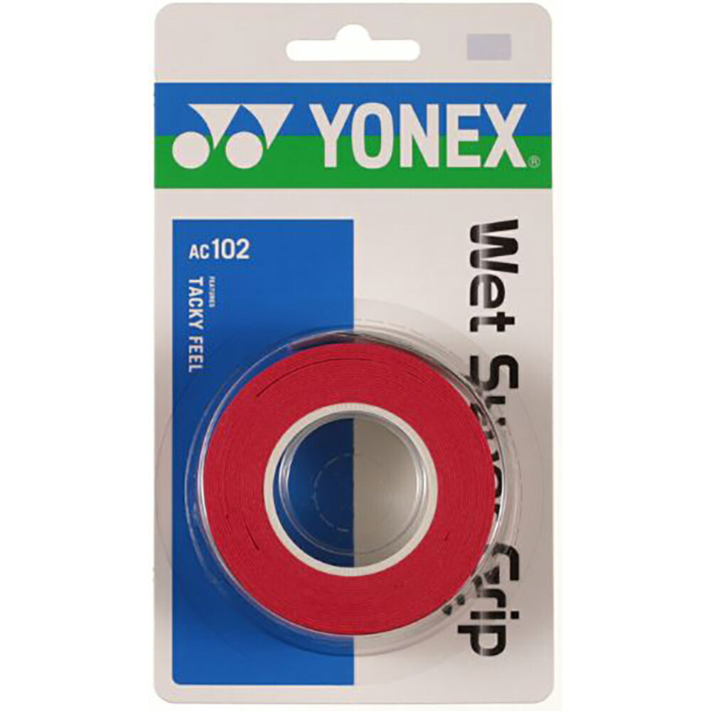 ヨネックス ラケット ラケットアクセサリー ウェットスーパーグリップ AC102 (037)ワインレッド