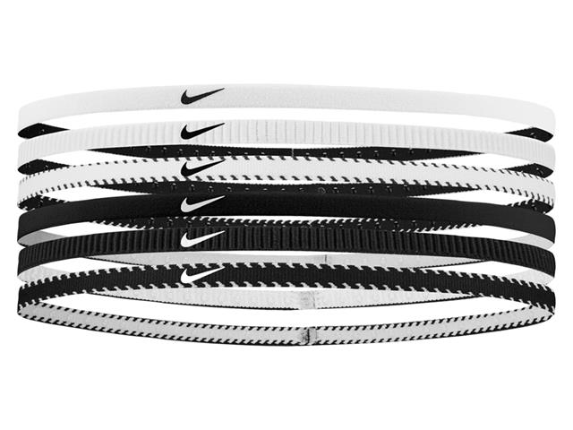 よりプレーに集中できるよう裏側に施したシリコンパターンのフレックスヘアバンドは頭部にフィット性をもたらす。 スリムタイプの6パックアイテム。 ●素材：76% ポリエステル, 13% シリコン, 11% スパンデックス ●サイズ:長さ23.5...