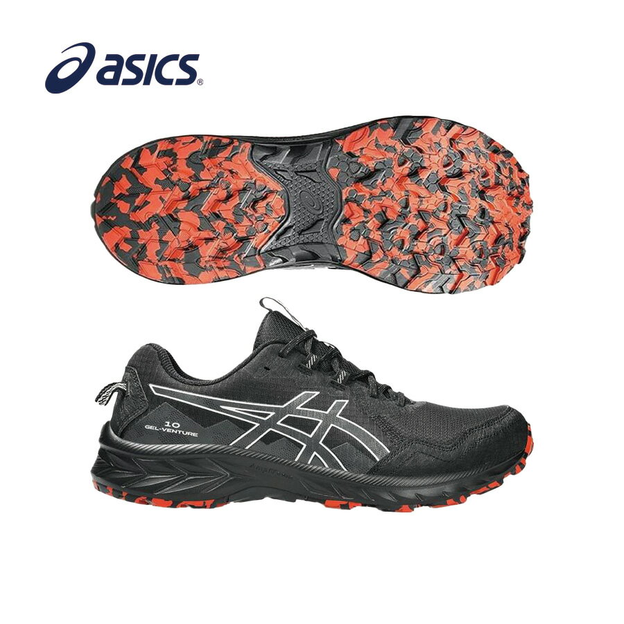 アシックスゲルベンチャーランニングシューズ アシックス　ランニングシューズ　GEL-VENTURE 10 EXTRA WIDE　1011B966　003　ブラック / グラフィティ　グレー
