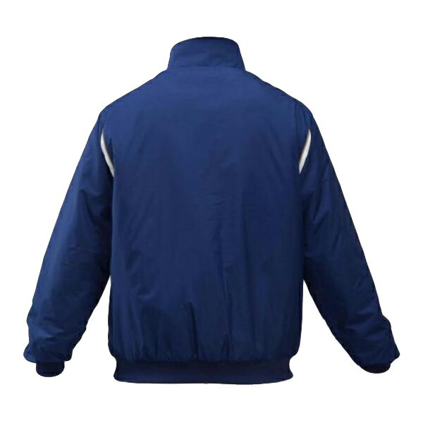 ミズノ　ハーフジップジャケット　野球中綿入りジャケット　12JE9V3216　パステルネイビー×ホワイト