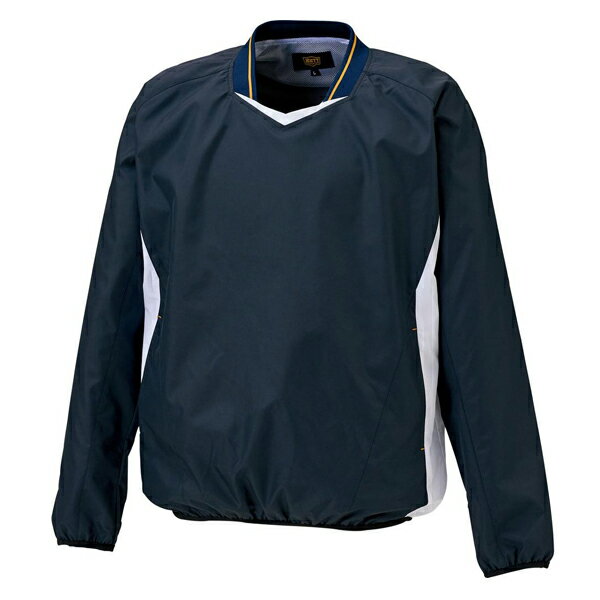ゼット　Vジャン　野球Vジャン　野球ジャケット　ゼットベースボール　BOV331　2911　ネイビー×ホワイト
