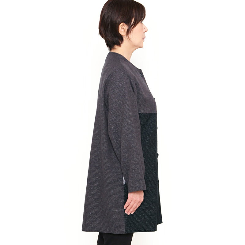 宮田織物 彩藍 熱砂(ねっさ)ブラジャケ レディース 女性 春 秋 日本製 長袖 綿100％ 赤 グレー 濃紺 フリー
