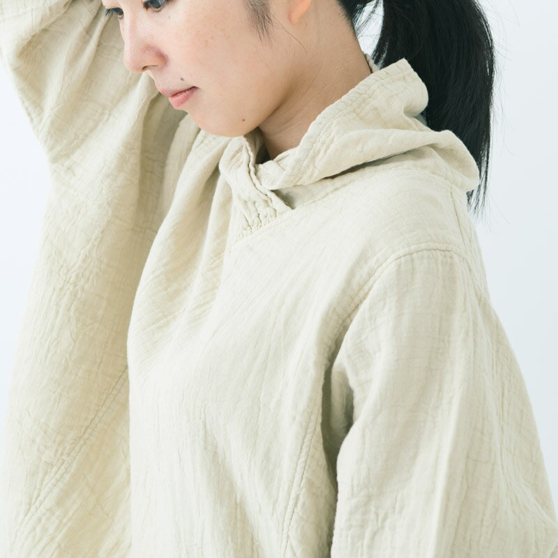 五感 gokan トリプルガーゼプルオーバー 植物染め 母の日 日本製 綿100％ レディース 女性 春夏秋冬