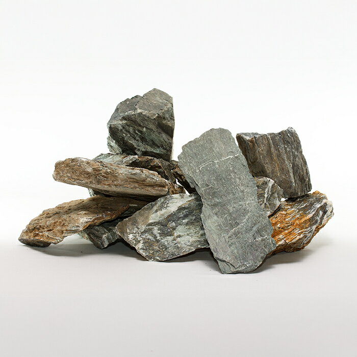 【送料無料】アナトリアグリーン 24kg 天然石 グリーン系 ロックガーデン 庭石 観賞石 敷石 ガーデンロ..