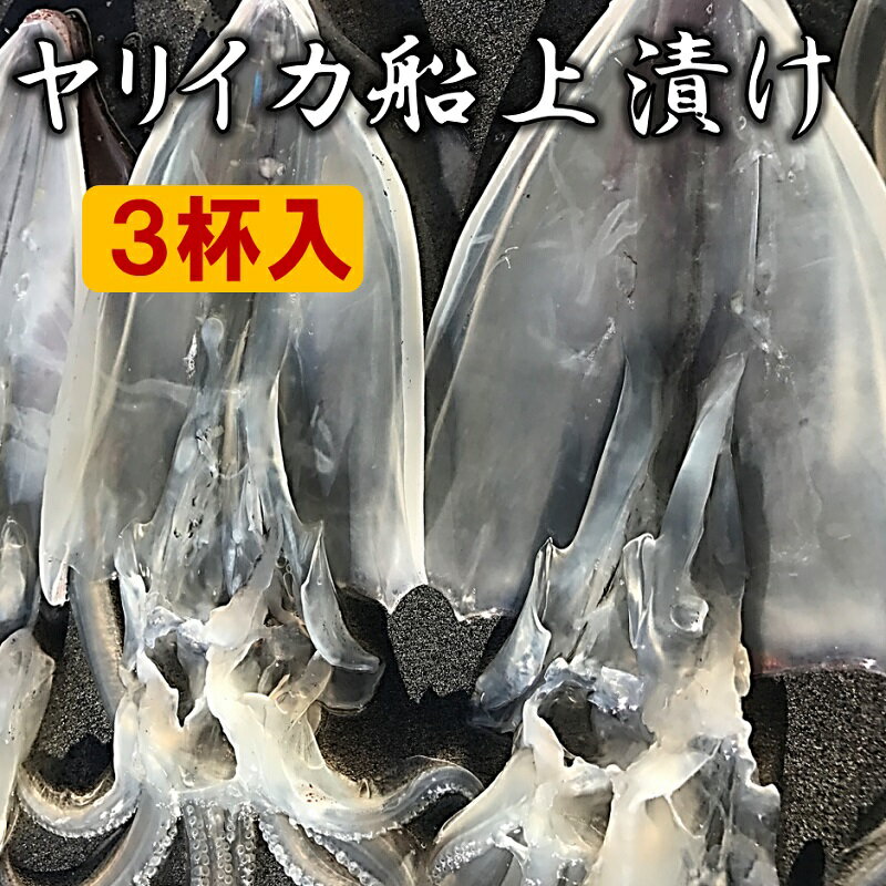 ヤリイカ船上漬け 3杯入り 冷凍 送料無料 無添加 手造り のし対応 化粧箱入り 福岡 玄界灘 やりいか 烏賊 イカ 沖漬け ギフト 贈り物 ご贈答 お持たせ プレゼント お取り寄せグルメ 海鮮 海の幸 おつまみ 酒の肴 夜食 おかず お歳暮 御歳暮