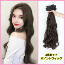3枚セット ポイントウィッグ つけ毛 シール ロング 襟足 ボリューム 襟足ウィッグ 付け毛 つけ毛 かつら カツラ ポイント コスプレ 部分ウィッグ 卒業式 ...