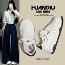HUANQIU 6/12-07/01 1時59分迄10%OFF クーポン利用で4122 ローカット厚底スニーカー レディース 通気性 美脚 身長アップ 4cm ...