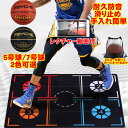 バスケ 練習マット 室内 ドリブル マット バスケットボール ミニ 5号 7号 子供 小学生 球 折りたたみ 耐久防音 フットマット