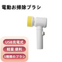 バスポリッシャー 電動ブラシ 電動お掃除ブラシ お風呂掃除 年末掃除 ハンディブラシ USB充電式 掃除用品 浴室 浴槽 床 お風呂 掃除