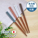 【最大300円クーポン有】 箸 食洗機対応 くすみカラー 抗菌 23cm コロン お箸 おはし 竹製 おしゃれ かわいい マット シンプル 日本製 国産 はし ...