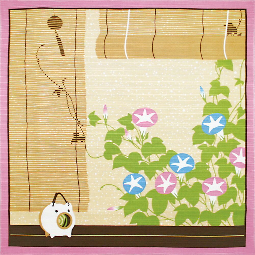 【20％OFFクーポン 4日20時〜】 風呂敷 四季 花景色 小風呂敷 桜 椿 朝顔 桔梗 お...
