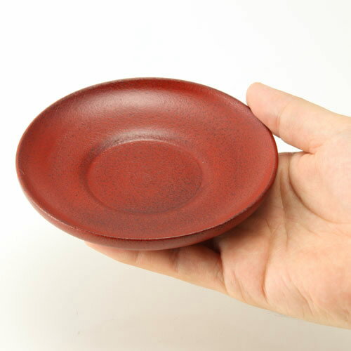 【最大300円OFFクーポン有】 天然木製 11.5cm 4寸 茶托 茶たく 乾漆 コースター ソーサー 漆塗り 受け皿 根来 朱 レッド 赤 漆器 おしゃれ モダン 和モダン かわいい ナチュラル 来客用 おもてなし 木製 お茶 湯飲み 和食器 和雑貨 3