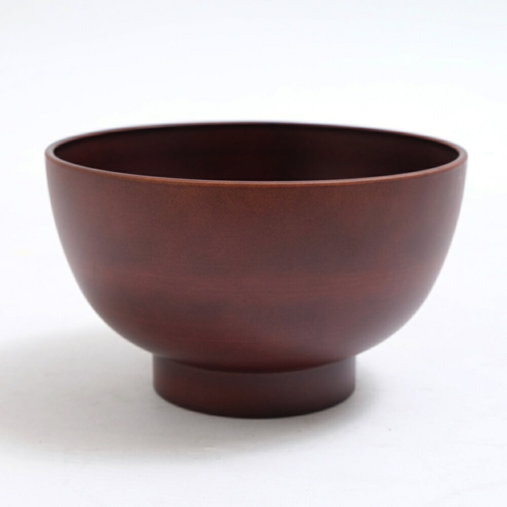 【最大300円クーポン有】 電子レンジ対応&食洗機対応 紀州塗り お椀 お碗 汁椀(大) アースカラー こい茶 日本製 国産 おわん スープボウル 食器 味噌汁...