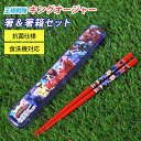 【30%OFF】 箸&箸箱セット 箸 16.5cm 王様戦隊キングオージャー 日本製 箸ケース スライド式 抗菌加工 食洗機対応 おはし おしゃれ ランチ お弁...