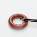 【全品ポイント5倍 7日10時まで】 箸置き 木製 リング 5cm 木目 漆塗り 置きやすい 丸 円形 おしゃれ はしおき はし置き 天然木製 普段使い 来客用...