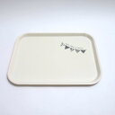【全品ポイント5倍 7日10時まで】 紀州塗り お盆 食洗機対応 ノンスリップトレー Let's have a party グレー 38.5cm(M) すべり止...