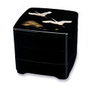 【全品ポイント5倍 4/30限定】【さらにエントリーでP4倍】 紀州塗り 6.5寸 三段 重箱 松鶴 運動会 大型 弁当箱 おしゃれ 3段 お重箱 かわいい お...