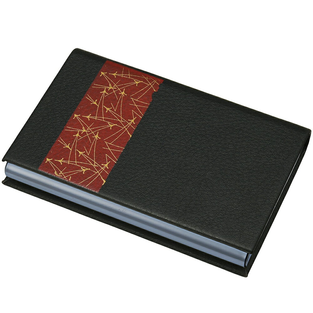 【10%OFF 12/4 20時〜】 和柄 松葉 名刺入れ 名刺ケース 名刺ホルダー ボックス カード入れ カードホルダー 日本製 国産