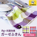 【5%OFF】【さらに最大300円クーポン有】 PLYS base ふきん Ag+ 臭くならない 34×34cm 消臭効果 布巾 クロス チェック おしゃれ か...